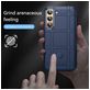 Mobigear Rugged Shield Samsung Galaxy S23 Ultra Hülle Flexibles TPU Backcover Stoßfest - Blau