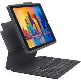 ZAGG Pro Keys iPad 10 (2022) Hülle QWERTY Bluetooth Tastatur Klapphülle + Stifthalter - Schwarz
