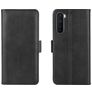 Mobigear Slim Magnet OnePlus Nord Hülle Klapphülle Geldbörse - Schwarz