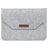 Mobigear Envelope Filz Laptop Sleeve (max 23 cm x 33 cm) Laptop Hülle - Grau