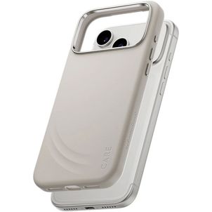 CARE by PanzerGlass Feature FLOW iPhone 17 Pro Max Silikon MagSafe Hülle Backcover Stoßfest - Vanilla