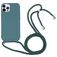 Mobigear Lanyard iPhone 16 Pro Silikon Handykette - Grün