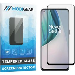 Mobigear Premium OnePlus Nord N10 5G Panzerglas Gehärtetes Glas Displayschutz - Hüllenfreundlich - Schwarz