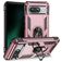Mobigear Armor Ring Google Pixel 8a Hülle Hardcase Backcover Stoßfest mit Ringhalter - Roségold