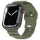Mobigear Sport Armor Silikon Apple Watch Armband Drückerschließe - 42/41/40/38 mm - Olive
