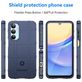 Mobigear Rugged Shield Samsung Galaxy A16 Hülle Flexibles TPU Backcover Stoßfest - Blau