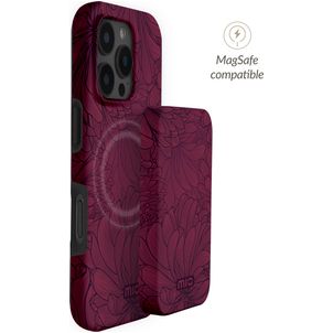 MIO Powerbank 5.000 mAh 15W - MagSafe Kompatibel - Berry Blooms