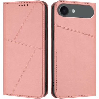 Mobigear Frosted Flip iPhone Air Hülle Klapphülle Geldbörse - Pink