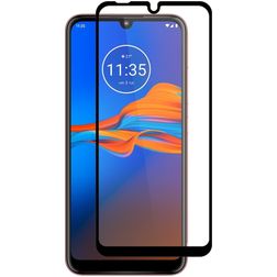 ENKAY Premium Motorola Moto E6 Plus Panzerglas Displayschutz - Hüllenfreundlich - Schwarz