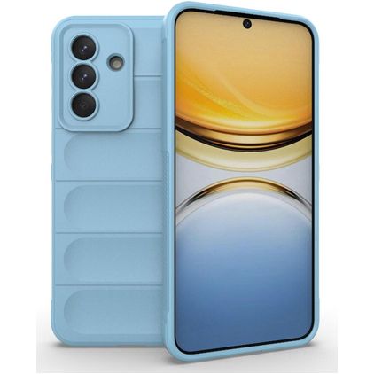 Mobigear Bumpy Samsung Galaxy A37 Hülle Flexibles TPU Backcover - Blau