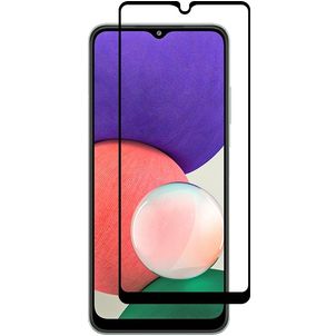 Mobigear Premium Samsung Galaxy A22 5G Panzerglas Gehärtetes Glas Displayschutz - Hüllenfreundlich - Schwarz