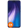 Mobigear Xiaomi Redmi Note 8 Panzerglas Gehärtetes Glas Displayschutz - Hüllenfreundlich (2er Pack)