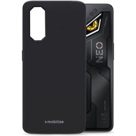 Mobilize Rubber Gelly Nubia Neo 3 Hülle Flexibles TPU Backcover - Schwarz