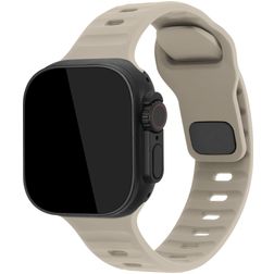 Mobilize Sports Silikon Apple Watch Armband Drückerschließe - 49/46/45/44 mm - Polarstern