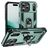 Mobigear Armor Ring iPhone Air Hülle Hardcase Backcover Stoßfest mit Ringhalter - Grün