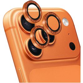 Mobiparts Camera Lens iPhone 17 Pro Aluminum Kameralinsen Schutz - Hüllenfreundlich - Orange Gold
