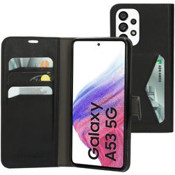 Mobiparts Classic Wallet Samsung Galaxy A53 Hülle Klapphülle Geldbörse - Schwarz