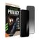 Striker Xtreme Impact Privacy iPhone 16 Pro Panzerglas Displayschutz - Hüllenfreundlich - Schwarz