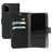 Mobiparts Saffiano Wallet iPhone 11 Pro Klapphülle Portemonnaie - Schwarz