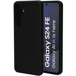 Mobiparts Samsung Galaxy S24 FE Silikon Backcover - Schwarz