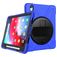 Mobigear SureGrip XGuard iPad Air 11 Zoll (2024) Hülle Kunststoff,Silikon Backcover + Stifthalter + Schulterträger + Ständer - Blau