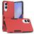 Mobigear Heavy Armor Samsung Galaxy S25 Edge Hülle Hardcase Backcover Stoßfest - Rot