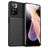 Mobigear Groove POCO M4 Pro 5G Hülle Flexibles TPU Backcover - Schwarz