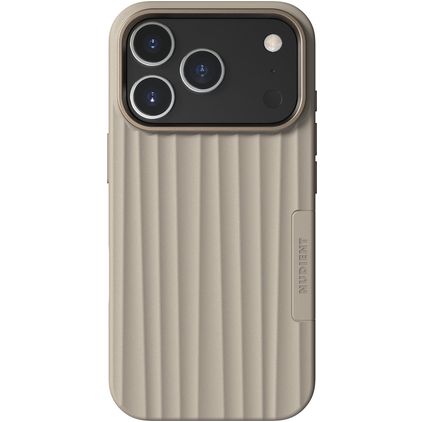 Nudient Bold iPhone 17 Pro MagSafe Hülle Hardcase Backcover - Linen Beige