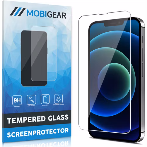 Mobigear iPhone 13 Mini Panzerglas Gehärtetes Glas Displayschutz - Hüllenfreundlich