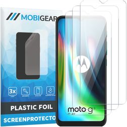 Mobigear Motorola Moto G9 Play Displayschutz Schutzfolie - Hüllenfreundlich (3er Pack)