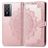 Mobigear Mandala Vivo Y76 Hülle Klapphülle Geldbörse - Roségold