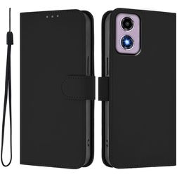 Mobigear Urban Wallet Motorola Moto G04 Hülle Klapphülle Geldbörse - Schwarz