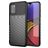Mobigear Groove Samsung Galaxy A03s Hülle Flexibles TPU Backcover - Schwarz
