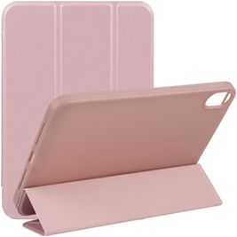 Mobigear Tri-Fold Gel iPad Mini 7 (2024) Hülle TPU,Kunstleder Klapphülle - Roségold