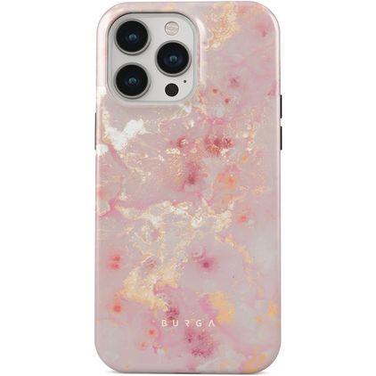 Burga Tough iPhone 15 Pro Hülle Hardcase Backcover Stoßfest - Golden Coral
