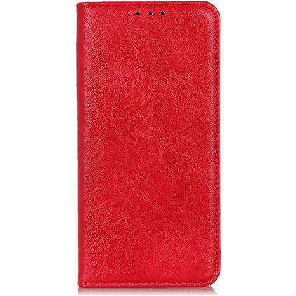 Mobigear Classic Elegance Samsung Galaxy S21 Hülle Klapphülle Geldbörse - Rot