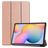 Mobigear Tri-Fold Samsung Galaxy Tab S6 Lite Hülle Klapphülle - Roségold