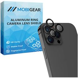 Mobigear Single iPhone 13 Pro Max Panzerglas Gehärtetes Glas Kameralinsen Schutz - Hüllenfreundlich - Schwarz