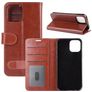 Mobigear Wallet iPhone 12 Pro Hülle Klapphülle Geldbörse - Braun