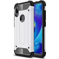Mobigear Outdoor Xiaomi Mi Play Hülle Hardcase Backcover Stoßfest - Weiß