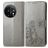 Mobigear Clover OnePlus 11 Hülle Klapphülle Geldbörse - Grau