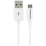 Mobiparts USB-A auf Micro USB Kabel 3 m - Weiß