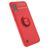 Mobigear Armor Ring Samsung Galaxy A01 Hülle Flexibles TPU Backcover Stoßfest mit Ringhalter - Rot