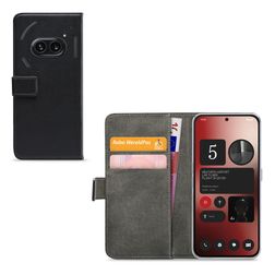 Mobilize Classic Gelly Wallet Nothing Phone (2a) Klapphülle Portemonnaie - Schwarz