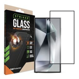 Striker Xtreme Impact Samsung Galaxy S24 Ultra Panzerglas Gehärtetes Glas Displayschutz - Hüllenfreundlich