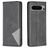 Mobigear Rhombus Slim Google Pixel 8 Pro Hülle Klapphülle - Schwarz