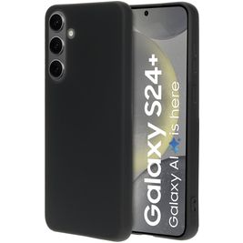 Mobiparts Samsung Galaxy S24 Plus Silikon Hülle Backcover - Schwarz
