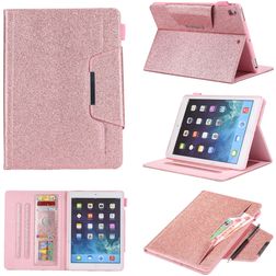 Mobigear Luxury iPad 8 (2020) Hülle Klapphülle + Stifthalter - Pink