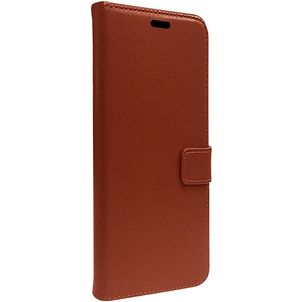 Valenta Gel Skin iPhone 15 Pro Hülle Echtes Leder Klapphülle Geldbörse - Braun