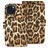 My Style Flex Wallet iPhone 15 Hülle Klapphülle Geldbörse - Wild Leopard